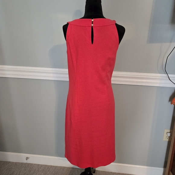 Talbots M Cotton Audrey Sift Dress Pink - Picture 3 of 8